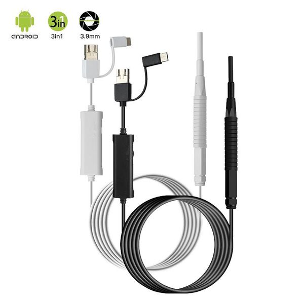 cameras 3.9mm lens ear otoscope hd720p three-in-one interface digital video camera kit micro usb android endoscope
cameras 3.9mm lens ear otoscope hd720p three-in-one interface digital video camera kit micro usb android endoscope
