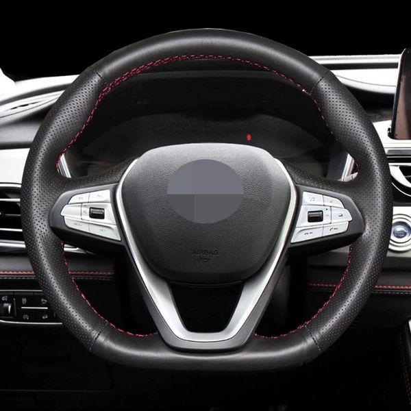 steering wheel covers diy black faux leather non-slip and breathable car cover for changan cx70 eado cs35 auchan cs15/cs75
steering wheel covers diy black faux leather non-slip and breathable car cover for changan cx70 eado cs35 auchan cs15/cs75
