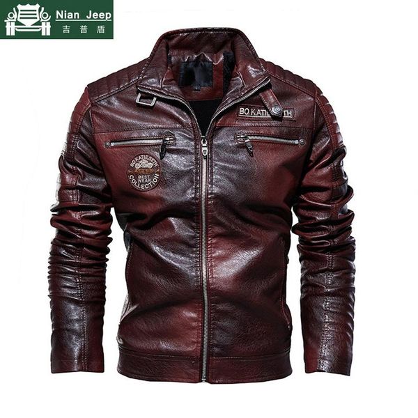 men's fur & faux winter fleece military pu leather jacket men motorcycle leahter jackets male windbreaker chaqueta cuero hombre l-3xl, Black
men's fur & faux winter fleece military pu leather jacket men motorcycle leahter jackets male windbreaker chaqueta cuero hombre l-3xl, Black