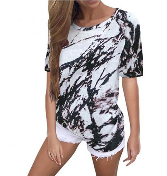 women's t-shirt 2021 loose tie dye printed short sleeve for women ages 35-45 years old v-neck cn(origin), White
women's t-shirt 2021 loose tie dye printed short sleeve for women ages 35-45 years old v-neck cn(origin), White