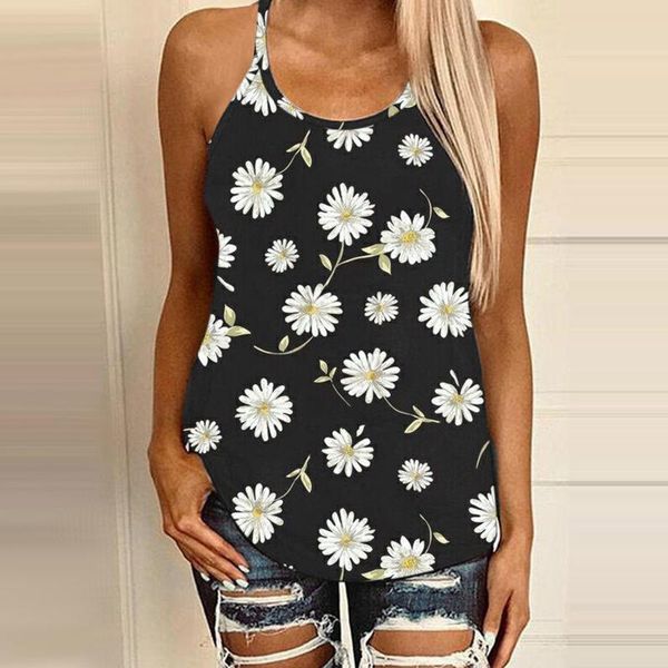 women's t-shirt summer clothes for women fashion halter neck sleeveless flower print tee shirt femme debardeur femmes camisetas grafica, White
women's t-shirt summer clothes for women fashion halter neck sleeveless flower print tee shirt femme debardeur femmes camisetas grafica, White
