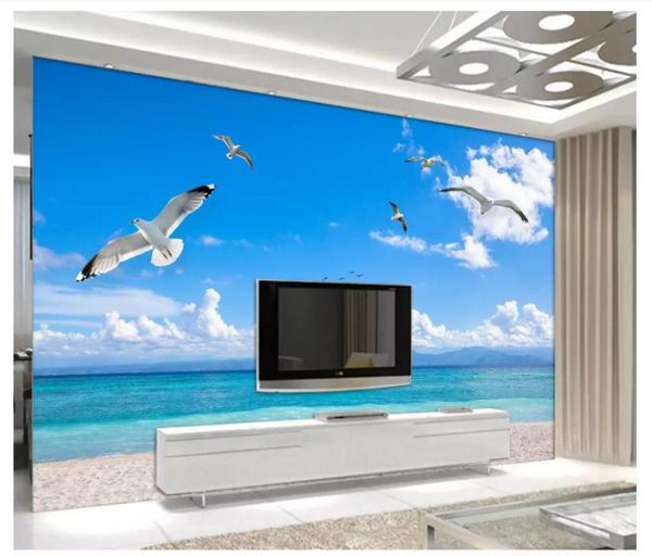 wallpapers custom po wallpaper for walls 3 d mediterranean modern sea landscape blue sky white clouds seagull background wall decorative
wallpapers custom po wallpaper for walls 3 d mediterranean modern sea landscape blue sky white clouds seagull background wall decorative