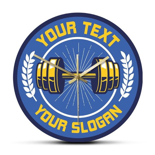 personalized fitness gym center name wall clock watch clocks weightlifting custom text horologe silent movement
personalized fitness gym center name wall clock watch clocks weightlifting custom text horologe silent movement