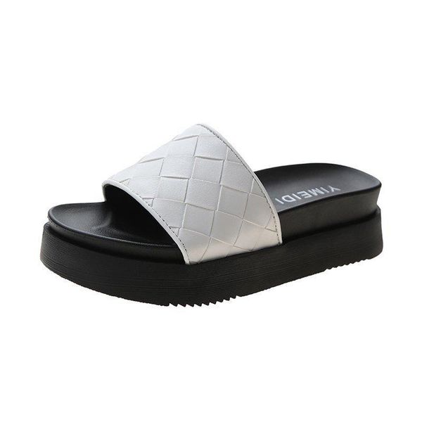 slippers women's sandals 2021 summer style fashion thick-soled flat woven solid color indoor plus size 35-40, Black
slippers women's sandals 2021 summer style fashion thick-soled flat woven solid color indoor plus size 35-40, Black