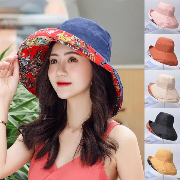 fashion bucket hat summer print floppy beach sunscreen cycling adjustable cap reversible fisherman sunhat wide brim hats, Blue;gray
fashion bucket hat summer print floppy beach sunscreen cycling adjustable cap reversible fisherman sunhat wide brim hats, Blue;gray