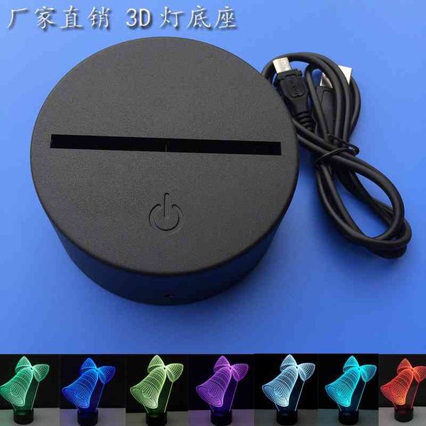 new strange holder remote control colorful night usb charging acrylic desk lamp 3d base 
new strange holder remote control colorful night usb charging acrylic desk lamp 3d base