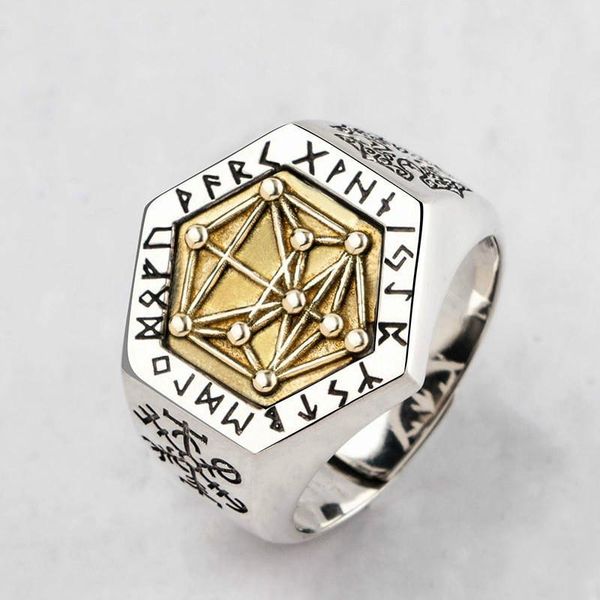 cluster rings s925 silver nordic viking pirate tree of life ring men trendy hip-hop personality domineering retro finger, Golden;silver
cluster rings s925 silver nordic viking pirate tree of life ring men trendy hip-hop personality domineering retro finger, Golden;silver