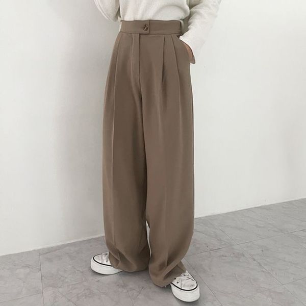 women's jumpsuits & rompers long korean-style women's trousers, high-waisted broad-waisted waistband vintage office kp73, Black;white
women's jumpsuits & rompers long korean-style women's trousers, high-waisted broad-waisted waistband vintage office kp73, Black;white