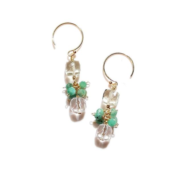 dangle & chandelier lii ji ruby emerald quartz earrings natural real gemstone handmade jewelry for women gift, Silver
dangle & chandelier lii ji ruby emerald quartz earrings natural real gemstone handmade jewelry for women gift, Silver
