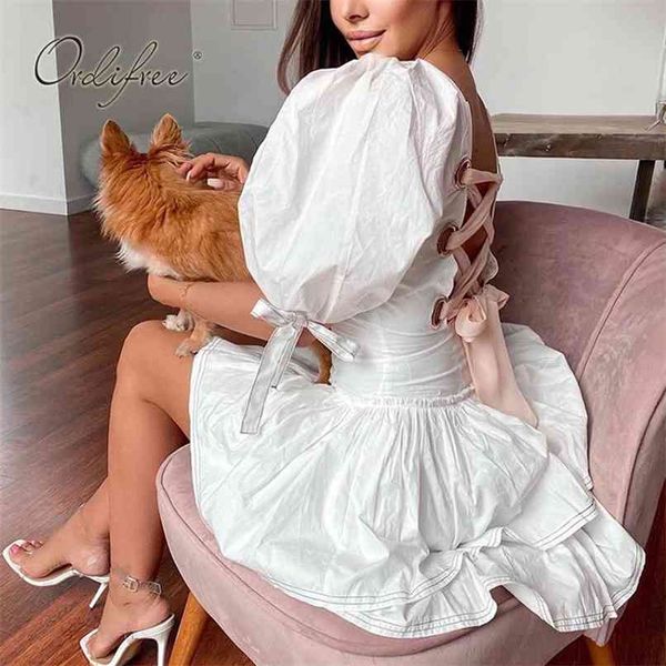 summer women white mini dress backless lace up tunic beach 210513, Black;gray
summer women white mini dress backless lace up tunic beach 210513, Black;gray