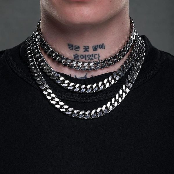 chains 2021 fashion cuban chain necklace men handmade simple stainless steel link for jewelry gift, Silver
chains 2021 fashion cuban chain necklace men handmade simple stainless steel link for jewelry gift, Silver