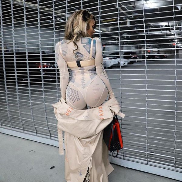 women's two piece pants european and american women's clothing 2021 autumn winter perspective screen positioning printing long sle, White
women's two piece pants european and american women's clothing 2021 autumn winter perspective screen positioning printing long sle, White