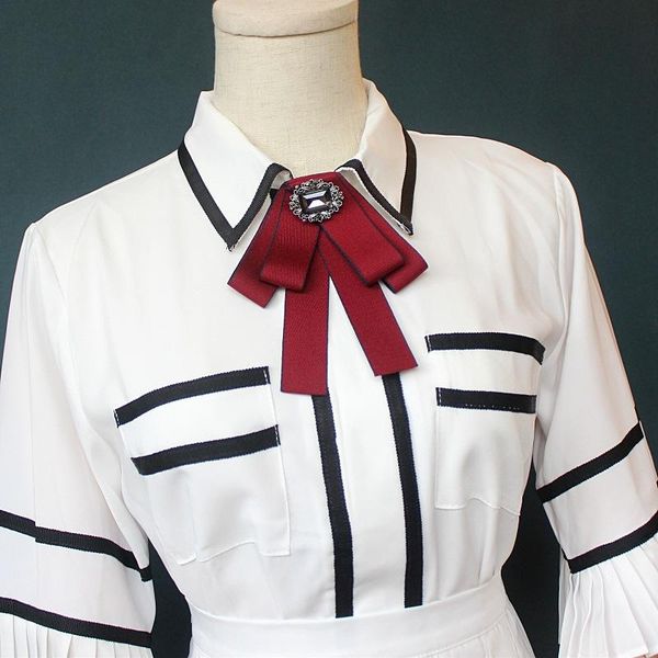 korean sweet long ribbon bowtie brooch bow tie ties necktie college uniform shirt blouse collar pin student accessories neck, Blue;purple
korean sweet long ribbon bowtie brooch bow tie ties necktie college uniform shirt blouse collar pin student accessories neck, Blue;purple