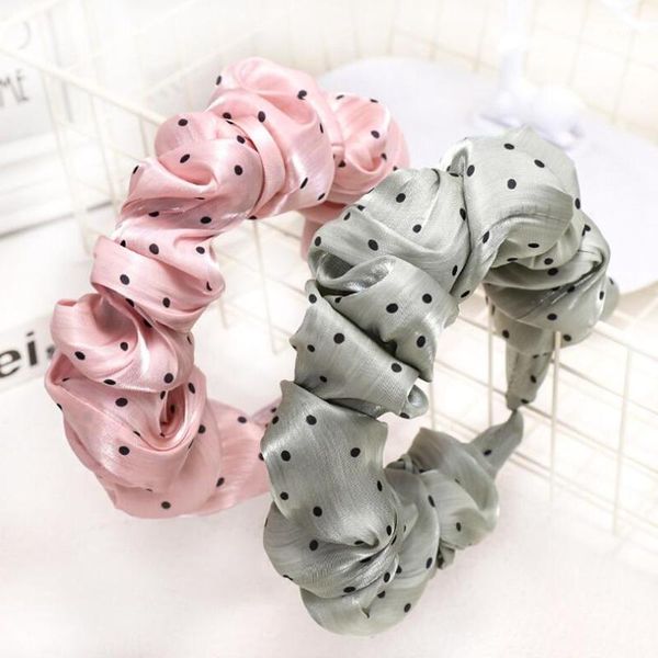 fresh girls spring hairband pleated dot headband women portable elegant headwear turban hair accessories1
fresh girls spring hairband pleated dot headband women portable elegant headwear turban hair accessories1