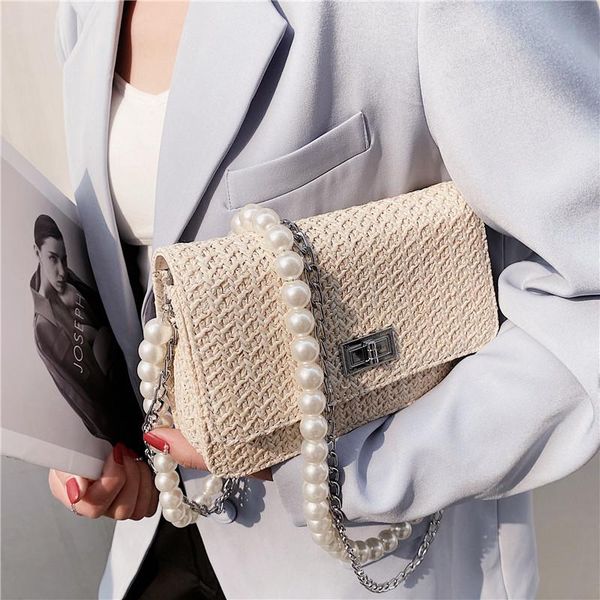 evening bags small straw flap crossbody bag 2021 summer fashion women's designer travel handbag pearl strap shoulder beach purses
evening bags small straw flap crossbody bag 2021 summer fashion women's designer travel handbag pearl strap shoulder beach purses