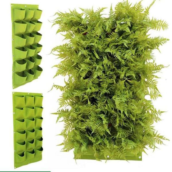 9/12/25/36 pockets green grow bags growing pots planter vertical garden wall hanging vegetable flower growth fabric planters &
9/12/25/36 pockets green grow bags growing pots planter vertical garden wall hanging vegetable flower growth fabric planters &