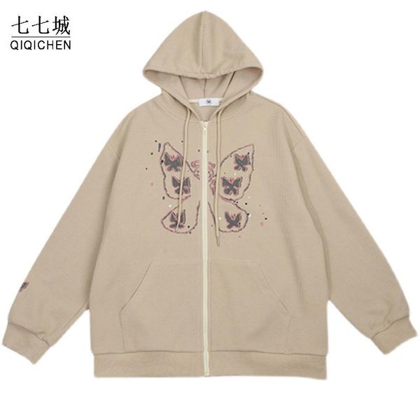 men's jackets hip hop butterfly hooded men women harajuku print punk waffle sweatshirt male streetwear autumn casual coat 2021, Black;brown
men's jackets hip hop butterfly hooded men women harajuku print punk waffle sweatshirt male streetwear autumn casual coat 2021, Black;brown