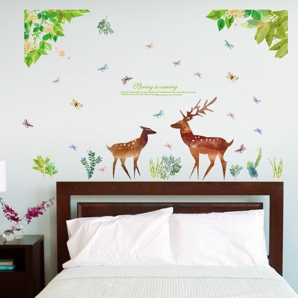 wall stickers beauty sika deer decal removable pvc mural poster decor living room bedroom diy home decoration accessories
wall stickers beauty sika deer decal removable pvc mural poster decor living room bedroom diy home decoration accessories