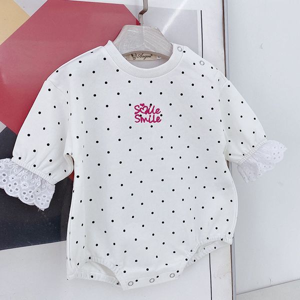 baby girl dot rompers spring long sleeve fashion infant cotton clothes 0-3yrs 210429, Blue
baby girl dot rompers spring long sleeve fashion infant cotton clothes 0-3yrs 210429, Blue