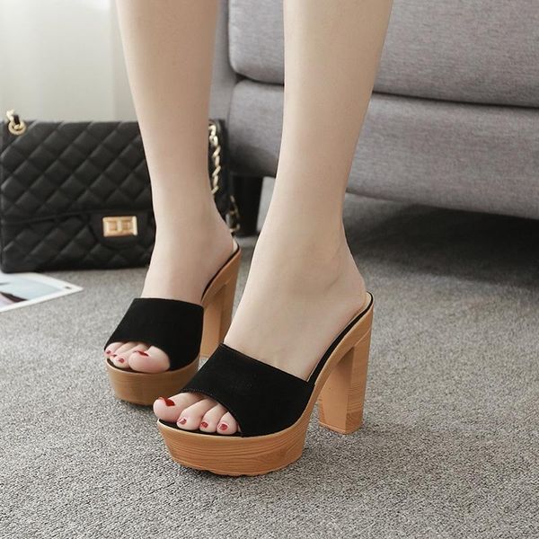 slippers fashion platform sandals women open toe beach 11cm thick high heels wedges shoes ladies summer slides flip flops, Black
slippers fashion platform sandals women open toe beach 11cm thick high heels wedges shoes ladies summer slides flip flops, Black