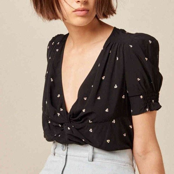 blouses puff sleeve shirt woman floral print elastic pleated deep v neck elegant black blouse camisas mujer chemisier femme 792m, White
blouses puff sleeve shirt woman floral print elastic pleated deep v neck elegant black blouse camisas mujer chemisier femme 792m, White