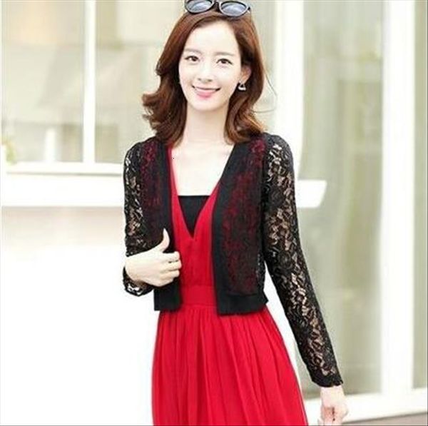 spring women fashion casual sweaters wrap coat hollow out short small shawl solid cardigan female black white lace shrug, White;black
spring women fashion casual sweaters wrap coat hollow out short small shawl solid cardigan female black white lace shrug, White;black
