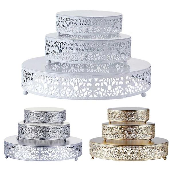 other bakeware 3pcs gold silver metal cake stand set round cupcake wedding birthday party celebration dessert pedestal display plate home de
other bakeware 3pcs gold silver metal cake stand set round cupcake wedding birthday party celebration dessert pedestal display plate home de