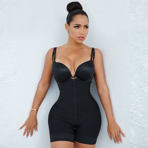 women's shapers waist trainer zipper body shaper open bust fajas underbust corset straps for women tummy control high compression bodys, Black;white
women's shapers waist trainer zipper body shaper open bust fajas underbust corset straps for women tummy control high compression bodys, Black;white