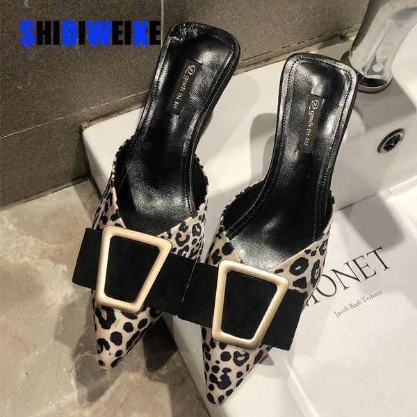 dress shoes brand women slippers slip on mules leopard slides home low heel ladies fashion i1241, Black
dress shoes brand women slippers slip on mules leopard slides home low heel ladies fashion i1241, Black