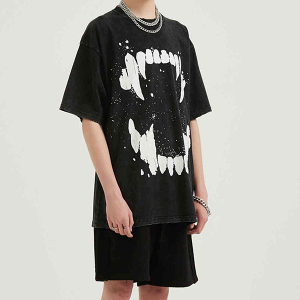 t shirts summer vintage black graphic t-shirt short sleeve ripped cuffs tee hip hop streetwear, White
t shirts summer vintage black graphic t-shirt short sleeve ripped cuffs tee hip hop streetwear, White