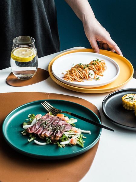 nordic ceramic plate baking restaurant steak living room dinner household breakfast kitchen tableware dishes & plates
nordic ceramic plate baking restaurant steak living room dinner household breakfast kitchen tableware dishes & plates