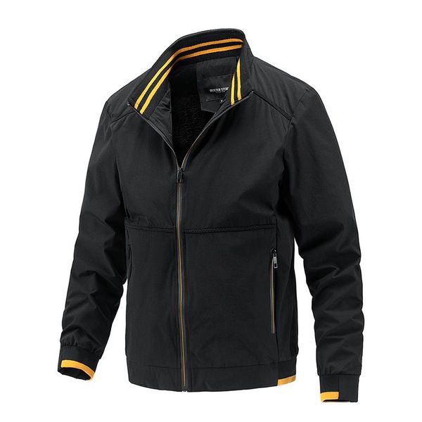 men's jackets aiopeson solid color baseball men casual streetwear sports bomber jacket autumn simple stand collar mens, Black;brown
men's jackets aiopeson solid color baseball men casual streetwear sports bomber jacket autumn simple stand collar mens, Black;brown