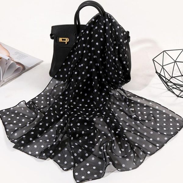 scarves d design dot pattern silk long soft scarf women fashion shawl spring summer autumn tourist clothing, Blue;gray
scarves d design dot pattern silk long soft scarf women fashion shawl spring summer autumn tourist clothing, Blue;gray