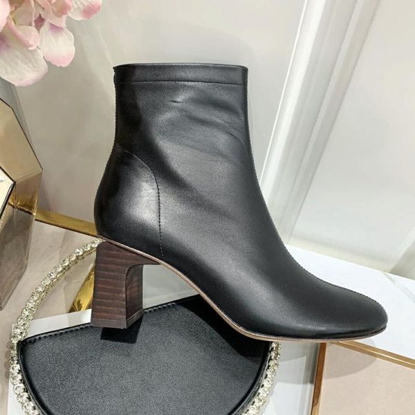 boots women ankle luxury shoes genuine leather fashion casual female leisure woman 6cm heels with, Black
boots women ankle luxury shoes genuine leather fashion casual female leisure woman 6cm heels with, Black