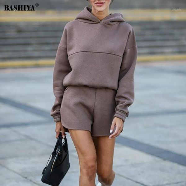 solid color short two piece set women outfits long sleeve hooded pullovers loose shorts 2 tracksuits women's, Gray
solid color short two piece set women outfits long sleeve hooded pullovers loose shorts 2 tracksuits women's, Gray