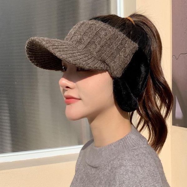 berets beanies hat female autumn and winter wild empty fashion woolen cap ear protection warm cold knitted -40, Blue;gray
berets beanies hat female autumn and winter wild empty fashion woolen cap ear protection warm cold knitted -40, Blue;gray