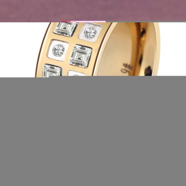 wedding rings yell gold color ring women band 10mm polished stainless steel with zircon stones, Slivery;golden
wedding rings yell gold color ring women band 10mm polished stainless steel with zircon stones, Slivery;golden