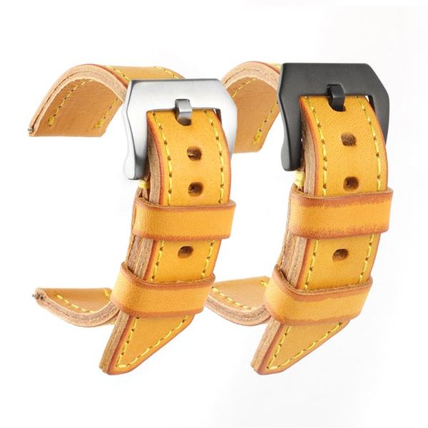 watch bands onthelevel strap 20mm 22mm 24mm 26mm genuine leather watchbands colorful yellow wristband with stainless steel buckle #d, Black;brown
watch bands onthelevel strap 20mm 22mm 24mm 26mm genuine leather watchbands colorful yellow wristband with stainless steel buckle #d, Black;brown