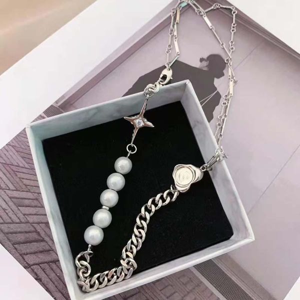 chains stitching necklace female clavicle chain 2021 trendy light luxury collar niche design sense ins wind net red jewelry, Silver
chains stitching necklace female clavicle chain 2021 trendy light luxury collar niche design sense ins wind net red jewelry, Silver