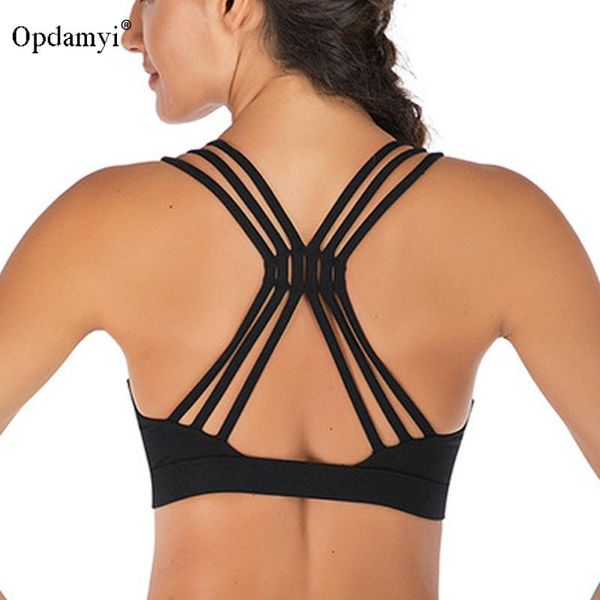 gym clothing workout sports bras for women - strappy bra padded yoga, running, fitness athletic activewear, White;black
gym clothing workout sports bras for women - strappy bra padded yoga, running, fitness athletic activewear, White;black