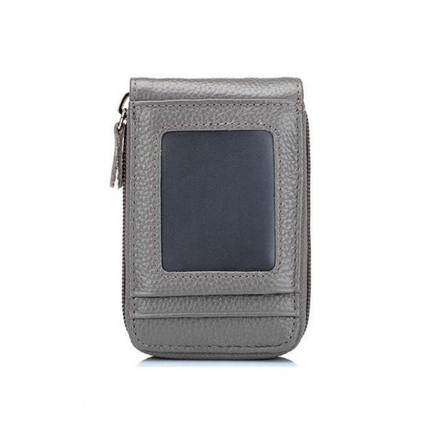 card holders holder zipper wallet business coin anti scan pu leather po organizer portable pocket fashion thin credit blocking, Brown;gray
card holders holder zipper wallet business coin anti scan pu leather po organizer portable pocket fashion thin credit blocking, Brown;gray