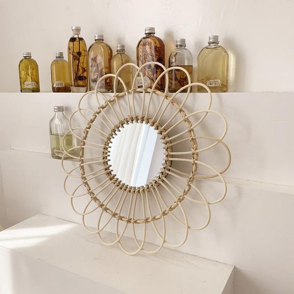 home stay personality decoration wall hanging makeup mirror han fengteng woven creative web celebrity round mirrors
home stay personality decoration wall hanging makeup mirror han fengteng woven creative web celebrity round mirrors