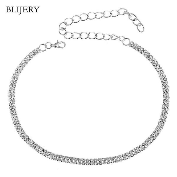 simple rhinestone crystal choker necklace for women party wedding accessories silver chain chokers jewelry collier femme, Golden;silver
simple rhinestone crystal choker necklace for women party wedding accessories silver chain chokers jewelry collier femme, Golden;silver