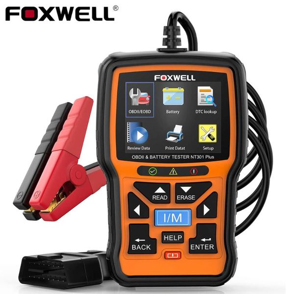 code readers & scan tools foxwell nt301 plus obd2 scanner 12v car battery charging status tester automotive diagnostic obdii dtc lookup free
code readers & scan tools foxwell nt301 plus obd2 scanner 12v car battery charging status tester automotive diagnostic obdii dtc lookup free