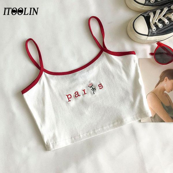 women's tanks & camis itoolin spaghetti strap crop summer embroidery floral letter y2k baby tee femme skinny corset, White
women's tanks & camis itoolin spaghetti strap crop summer embroidery floral letter y2k baby tee femme skinny corset, White