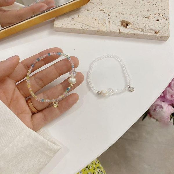 charm bracelets 2021 korean cute transparent colorful beaded handmade elastic wristband for women jewelry heart bohemian, Golden;silver
charm bracelets 2021 korean cute transparent colorful beaded handmade elastic wristband for women jewelry heart bohemian, Golden;silver