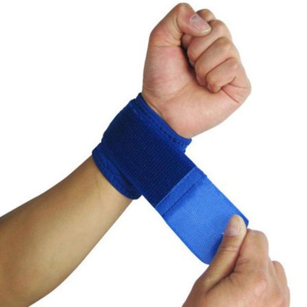 1pair sport adjustable wristband wrist brace gym strap support, Black;red 
1pair sport adjustable wristband wrist brace gym strap support, Black;red
