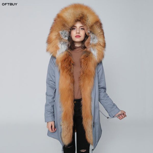 women's fur & faux oftbuy 2021 real coat winter jacket women long parka natural collar hood liner loose ins fashion, Black
women's fur & faux oftbuy 2021 real coat winter jacket women long parka natural collar hood liner loose ins fashion, Black