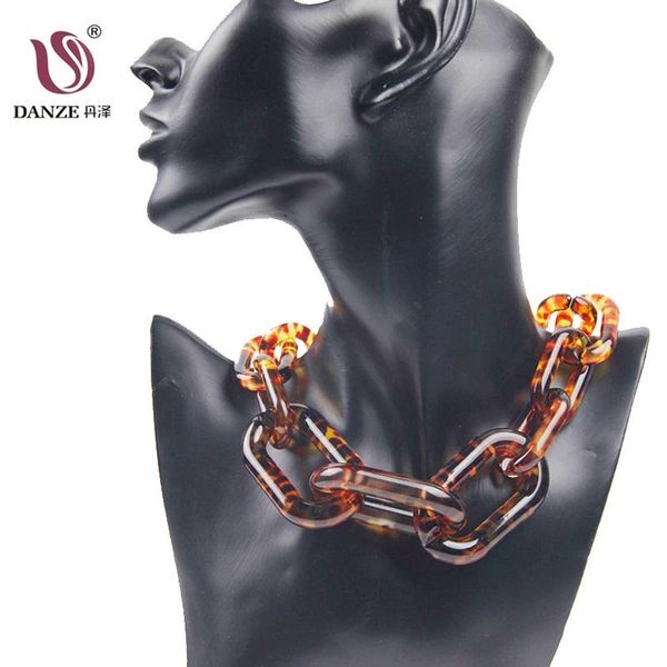 chokers danze elegant leopard print resin choker necklace for women gift geometric tortoiseshell sweater pendant colar, Golden;silver
chokers danze elegant leopard print resin choker necklace for women gift geometric tortoiseshell sweater pendant colar, Golden;silver