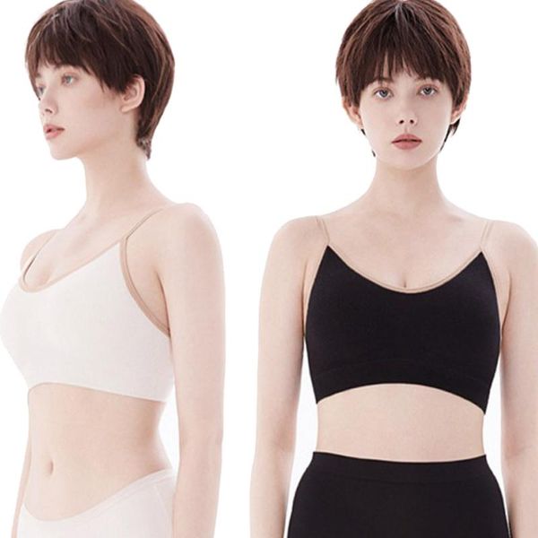 bras cotton sports women push up solid bra jogging gym underwear bh fitness with pad vest top, Red;black
bras cotton sports women push up solid bra jogging gym underwear bh fitness with pad vest top, Red;black